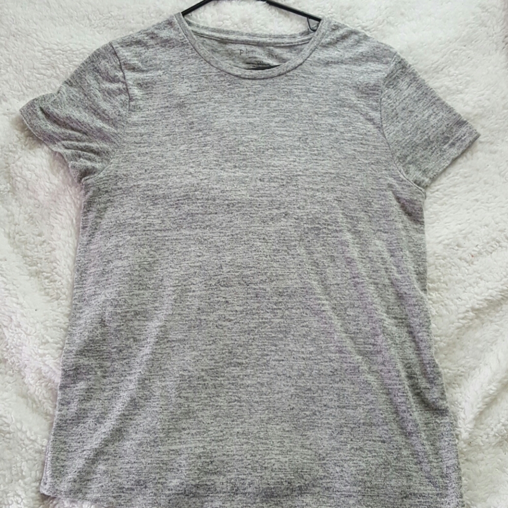 philosophy gray shirt